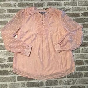 Sharagano Long Sleeved Blouse, Size -M